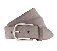 Vanzetti 35mm Full Leather Belt W85 Mouse Gray