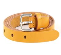 Vanzetti Ceinture jaune en cuir pour femme - Neon Booster 15mm Full Leather Belt 185438 80 cm