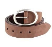 Vanzetti Ceinture marron en cuir pour femme - Classics 35mm Full Leather Belt Darkbrown 183936 110 cm