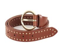 Vanzetti Ceinture marron en cuir pour femme - Slim Belt Cognac 183972 100 cm
