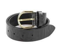 Vanzetti Ceinture noir en cuir pour femme - Slim Belt 183783 65 cm