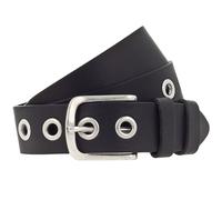 Vanzetti 35mm Full Leather Eyelets Belt W100 Black
