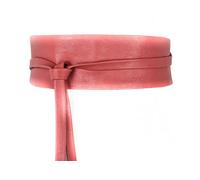 Vanzetti Ceinture rouge en cuir pour femme - Masters of Minimalism 70mm Waistbelt 93438 100 cm