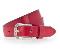 Vanzetti Ceinture rouge en cuir pour fille - 20mm Patent Leather Belt Ruby Red 115994 65 cm