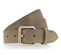Vanzetti Ceinture taupe en cuir pour femme - 30mm Leather Belt Stone Taupe 236320 85 cm