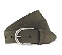 Vanzetti Ceinture vert olive en cuir pour femme - 35mm Belt Suede 171740 75 cm