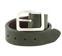 Vanzetti Ceinture vert sapin en cuir pour femme - Neon Booster 35mm Full Leather Belt Olive 184009 110 cm