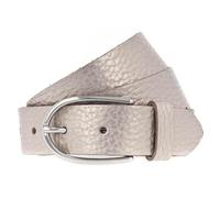 Vanzetti Cuir ceinture Glitter Radiance 30mm Metallic Belt W110 Platinumgold Metallic beige