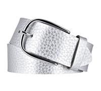 Vanzetti Glitter Radiance 40mm Metallic Belt W90 Silver Metallic
