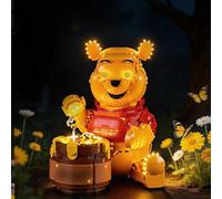 Vaodest Kit d'éclairage LED pour Lego Winnie l'ourson 43300, kit d'éclairage décoratif compatible avec Lego 43300 Ideas Building Toy, guide vidéo étape par étape, cadeaux créatifs (ensemble LEGO non