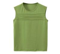 vaolkwsacz Débardeur de sport pour tous les jours, vacances, course, entraînement, pour femme, vert, 5-6 ans