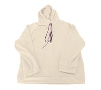 vaolkwsacz Sweat à capuche pour femme Top polyvalent étudiant version coréenne printemps et pull ample style universitaire sweat-shirt femme cravate courte, beige, XL