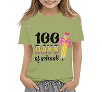vaolkwsacz Toddler Boy Girl Summer Clothes First Day of School Shirt In My Pre School Shirt Toddler Kindergarten Shirts 1 Garçon Outfit Name, AG, 6-7 ans