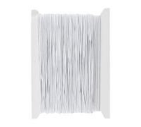 vaolmlop 1mm Fil Nylon pour Bracelet Perle 30m Cordon Bracelet Macramé Fil De Jade,Fil pour Tisser des Colliers, Perle, Bijoux, Macramé, Artisanat DIY (Blanc)