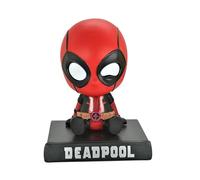 Vaoza Figurine de super héros en édition limitée avec support mobile pour tableau de bord de voiture, bureau et table d'étude (Deadpool)