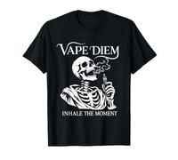Vape Diem Funny Squelette Vaporware Goth - Inspirez Le Moment T-Shirt