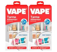 Vape Tarme Alimentaire Minitoring Trap Pièges Adhésifs avec phéromones Attractifs pour mâles et femelles Insecticide Inodori pour garde-manger étagères et tiroirs - 6 autocollants
