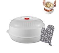 Vapeur à four à micro-ondes, ustensiles de cuisson micro, chauffage micro-onneux et ustensiles de vapeur à isolation thermique, bol de chauffage à micro-ondes ronds et carré (A1)