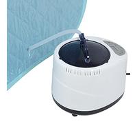 Vapeur De Sauna Personnel 2l Avec Télécommande Générateur De Vapeur Pour Sauna 1000w Avec Boîte d'Aromathérapie/Affichage De La Minuterie Pour Perdre Du Poids, Éliminer La Toxine (Blanc, 2 litres)