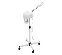 Vapeur facial professionnel avec panneau de commande LCD, sauna facial avec ozone et spray chaud, bras rotatif à 360°, nettoyage des pores pour la maison, le salon et le spa