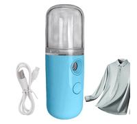 Vapeur facial sans fil - Humidificateur nano ionique professionnel pour le visage | Réservoir amovible de 30 ml pour le nettoyage en profondeur des pores, l'humidité et la relaxation à la maison