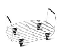 Vapeur Panier, grille de cuisson à vapeur, panier à vapeur en inox, grille de cuisson à la vapeur pour Wok grille ovale pour cuisson à la vapeur, support de cuisson à la vapeur, pour cuisiner les