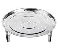 Vapeur Plateau Rond Cuiseur Vapeur Rack Avec Amovible Jambes - En Acier Inoxydable Chinois Cuisson à La Vapeur Rack Pour Instant Pot Autocuiseur - Instant Pot Accessoires Multifonctions Panier Vapeur