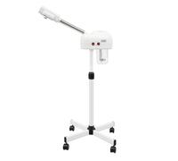 Vapeur visage 800 W avec support en fer avec buse rotative à 360° 750 ml | Vapeur à ozone professionnel 2 en 1 pour salon et maison