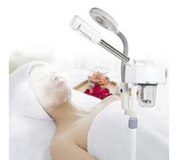 Vapeur Visage Professionnel, Vaporisateur pour le visage avec lampe loupe, Appareil à vapeur pour le visage, sauna facial visage, Pour la maison, le salon, le spa, Hauteur Réglable, Volume de 750 ml