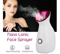 Vapeur Visage Vaporisateur Sauna Spa Facial Chaude Nano Ionique Visage Steamer Humidificateur Appareil Outils Nettoyage Pore