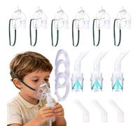 Vapeur vocal portable - Matériau ABS, 3 pièces, bande élastique réglable transparente, confortable | Tuyaux de protection respiratoire pour chambre d'enfant, chambre à coucher, voyage, bureau à