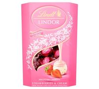 vapewaves Lindt LINDOR Fraises et truffes au chocolat à la crème Boîte 200 g