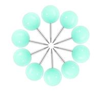 VAPKER Lot de 150 punaises à tête ronde en plastique bleu bonbon pour photos, affiches, documents - 9,5 mm