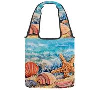 VAPOKF Aquarelle Coquillage Étoile de mer Pierre sur Sable