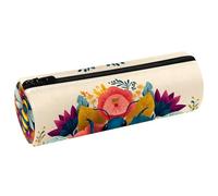 VAPOKF Bee Trousse à crayons en cuir synthétique pour ranger des stylos, des pièces de monnaie, des cosmétiques, des articles de papeterie, l'école, le bureau