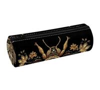 VAPOKF Black Bee Trousse à crayons en cuir synthétique pour ranger des stylos, des pièces de monnaie, des cosmétiques, des articles de papeterie, l'école, le bureau