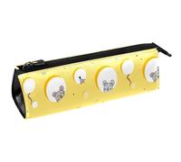 VAPOKF Catoon Trousse à crayons avec fermeture éclair Motif souris et fromage, multicolore, 5.5 ×6 ×20CM/2.2x2.4x7.9 in, Organiseur de sac