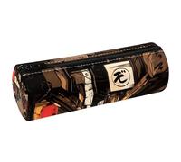 VAPOKF Japan Tradition Street Trousse à crayons en cuir pour ranger les stylos, les pièces de monnaie, les cosmétiques, les fournitures de bureau