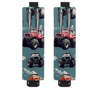 VAPOKF Lot de 2 porte-stylos à bande élastique réglable pour ordinateur portable, porte-crayons en cuir synthétique, pochette pour journaux, livres, planificateurs, classeurs, tablettes, camions