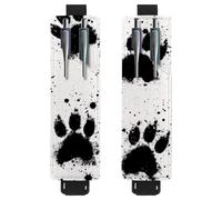 VAPOKF Lot de 2 porte-stylos à bande élastique réglable pour ordinateur portable, porte-crayons en cuir synthétique, pochette à stylos pour journaux, livres, planificateurs, classeurs, tablettes