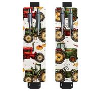 VAPOKF Lot de 2 porte-stylos réglables avec bande élastique pour ordinateur portable, porte-crayons en cuir synthétique, pochette pour journaux, livres, planificateurs, classeurs, tablettes, tracteurs