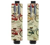 VAPOKF Lot de 2 porte-stylos réglables avec bande élastique pour ordinateur portable, porte-crayons en cuir synthétique, pochette pour journaux, livres, planificateurs, classeurs, tablettes, vélos