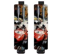 VAPOKF Lot de 2 porte-stylos réglables avec bande élastique pour ordinateur portable, porte-crayons en cuir synthétique, pochette à stylo pour journaux, livres, planificateurs, classeurs, tablettes