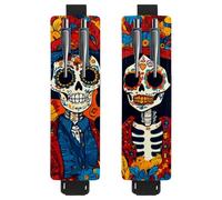 VAPOKF Lot de 2 porte-stylos réglables avec bande élastique pour ordinateur portable, porte-crayons en cuir synthétique, pochette à stylos pour journaux, livres, planificateurs, classeurs, tablettes