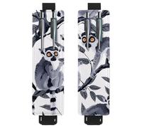 VAPOKF Lot de 2 porte-stylos réglables avec bande élastique pour ordinateur portable, porte-crayons en cuir synthétique, pochette à stylo pour journaux, livres, planificateurs, classeurs, tablettes