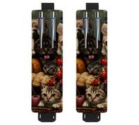 VAPOKF Lot de 2 porte-stylos réglables avec bande élastique pour ordinateur portable, porte-crayons en cuir synthétique, pochette à stylo pour journaux, livres, planificateurs, classeurs, tablettes