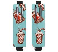 VAPOKF Lot de 2 porte-stylos réglables avec bande élastique pour ordinateur portable, porte-crayons en cuir synthétique, pochette pour journaux, livres, planificateurs, classeurs, tablettes, cloches