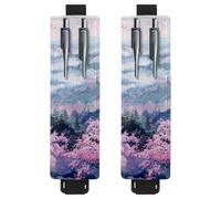 VAPOKF Lot de 2 porte-stylos réglables avec bande élastique pour ordinateur portable, porte-crayons en cuir synthétique, pochette à stylos pour journaux, livres, planificateurs, classeurs, tablettes