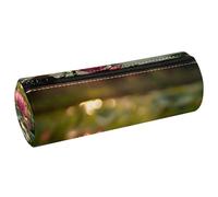 VAPOKF Lotus on Pond Trousse en cuir pour crayons, pièces de monnaie, maquillage pour étudiants, papeterie, école, bureau