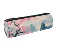 VAPOKF Paradise of Cherry Trousse en toile pour crayons, pièces de monnaie, maquillage pour étudiants, papeterie, école, bureau, multicolore, 20x6.3cm/7.9x2.5in, Trousses à crayons